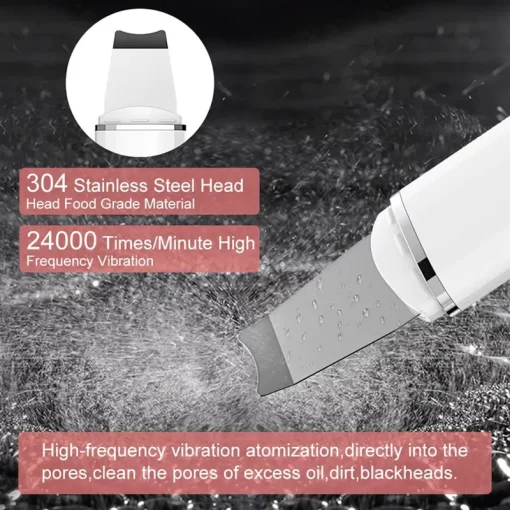 Bazaarbird Ultrasonic Facial Skin Scrubber